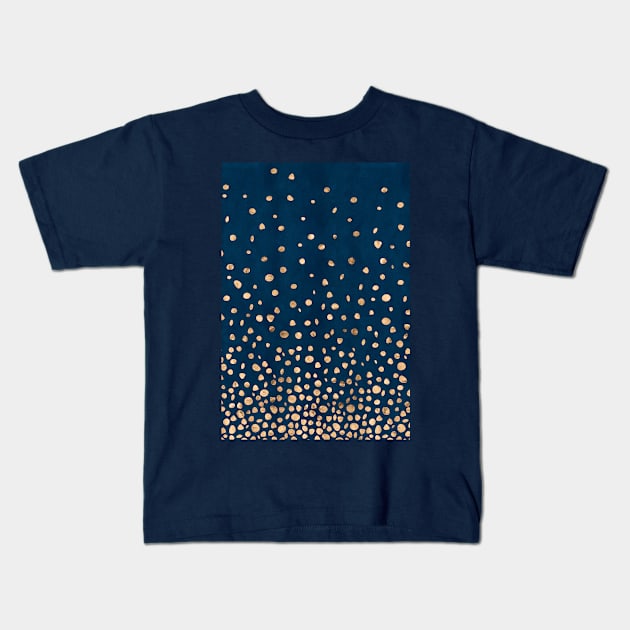 Golden Falls Kids T-Shirt by SpilloDesign